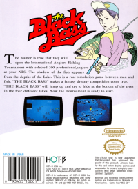 Black Bass Famicom JP box art